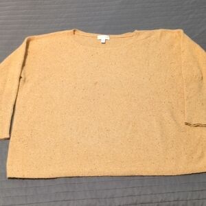 Garnet Hill Mustard Knit Sweater